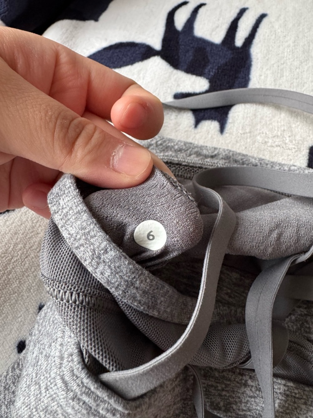 Lululemon Just Breathe Tank Size 6 Heathered Slate / Slate - Picture 9 of 11
